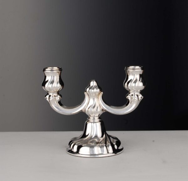 Kerzenständer Silber 925 "Akanthus Paris 1800" | Möhrle Silber Germany